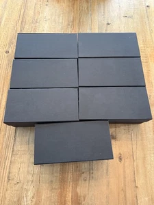 7 “Linen” Finish Brick Boxes (no decks) Great storage Magnetic Closure - Picture 1 of 3