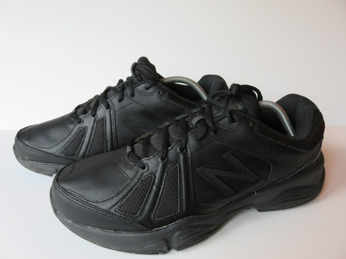 Scarpe New Balance 519 uomo taglia 10 5 4E larghe nere sneakers casual allenamento