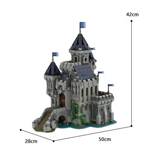 MOC Black Castle Model 3284 Pcs Medieval Castle" Alternate Build MOC Build Gift - Picture 1 of 9