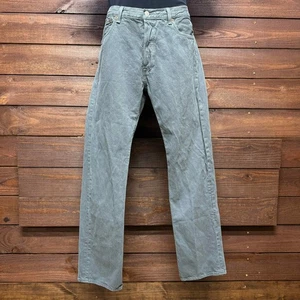 Levis 501 Jeans Mens Size 34x32 Gray Button Fly Straight Leg Classic Fit Denim - Picture 1 of 24