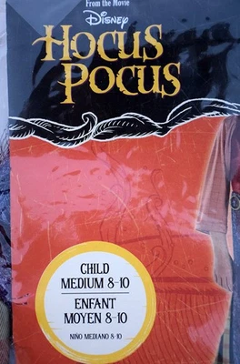 Hocus Pocus Mary Sanderson Girl's Size M, L, XL Costume Disney Movie Dress, NEW - Image 1 of 4