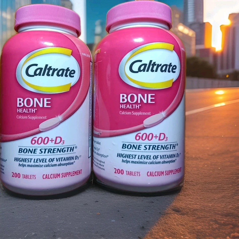 3-pack Caltrate Bone Health 600 D3 Bone Strength Calcium 200ct (07/2026)
