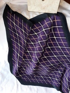 Crazy Horse von Liz Claiborne Plisse Schal 50"×30" Italien selten - Bild 1 von 6