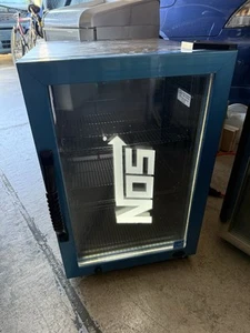 NOS Energy Drink Rare Display Mini Fridge Works Great - Picture 1 of 15