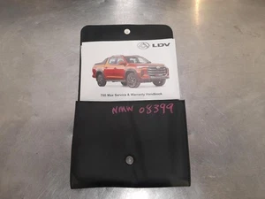 LDV T60 MANUAL OWNERS HANDBOOK SK8C 07/2017-2025 741330 - Picture 1 of 12