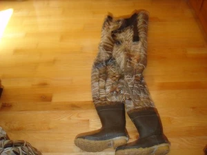 Cabela's  Men Chest Waders with Boots Waterproof Fishing Hunting Wader size 12 - Picture 1 of 6