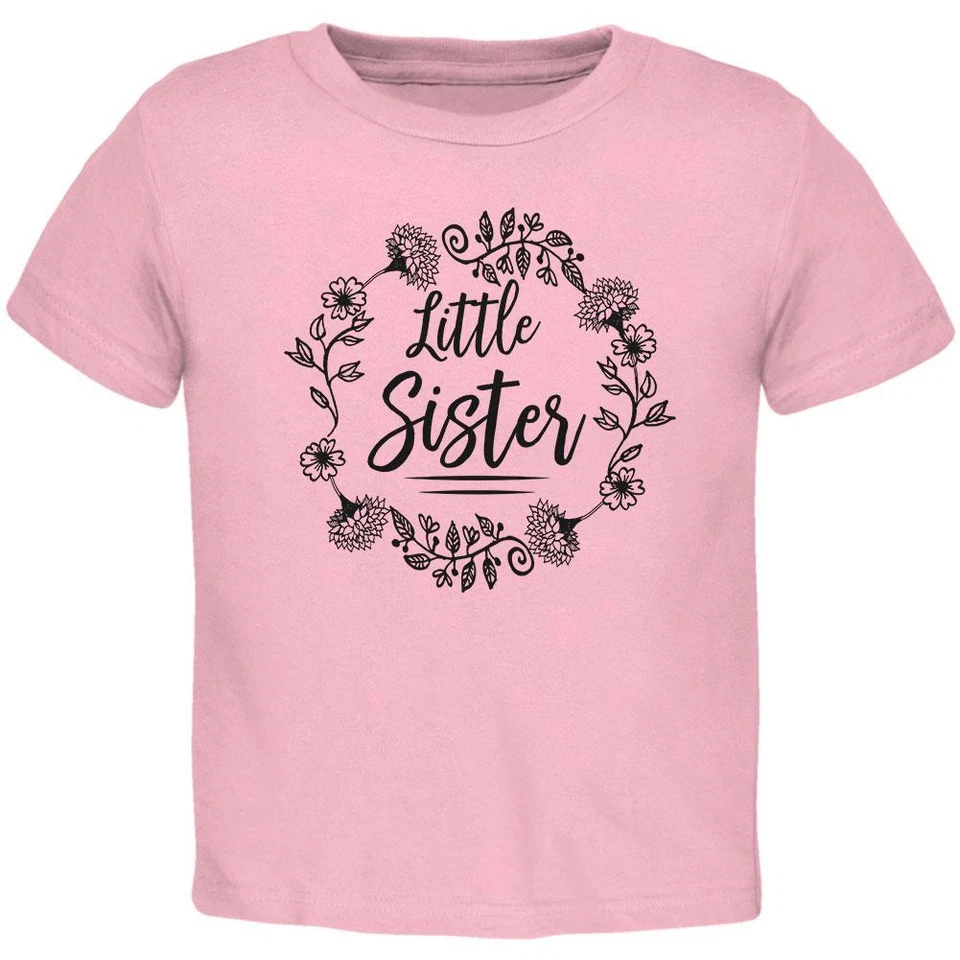Camiseta Little Sister Flower Wreaths para niños pequeños Foto 1 de 1