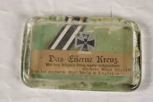 B10/ Gedenk- oder Ehrenschale aus Glas für das eiserne Kreuz von 1914 /S357 - Bild 1 von 11