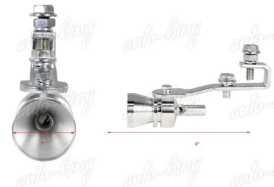 SL Turbo Sonido Escape Falso Válvula de Soplado Simulador Silbador TAMAÑO M Universal 1 Foto 1 de 3