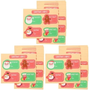 30pcs Planner Stickers Christmas Decals Gift Bag Seal Stickers - Afbeelding 1 van 12