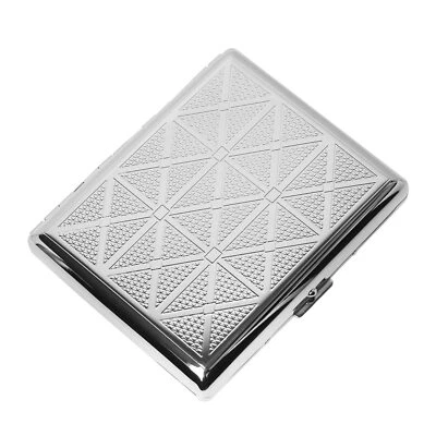 Klassische Retro-Zigarettenetui/Aufbewahrungsbox aus Metall kann 18–20 Zigare... - Bild 1 von 4