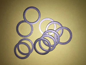 (10) Porsche Boxster Oil Drain Plug Aluminum Washer -900-123-106-30 - Bild 1 von 1