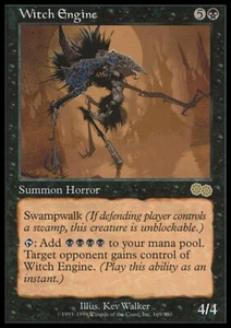 MTG Magic the Gathering Witch Engine (169/356) Urza's Saga LP - Picture 1 of 1
