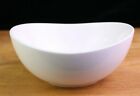 Sweese Porcelain ONE Cereal Bowl (s) 18 oz All White Oval Uneven Rim 
