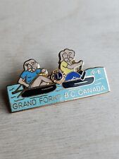 Grand Forks BC Canada Lions International Pin Back Button T2