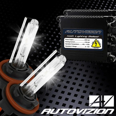55W 9006/HB4 Low Beam HID Headlight Conversion Kit Slim Ballasts Xenon Bulbs 5k - Image 1 of 4