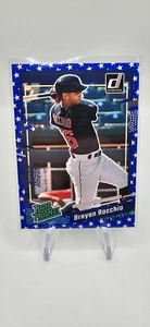 2023 Panini Donruss Brayan Rocchio #70 Rated Prospect Independence Day RC - Picture 1 of 2