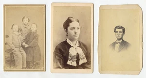 WISCONSIN - 3ER SET CDV STUDIO PORTRAITS - Bild 1 von 1