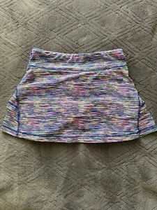 Ideology Girls Multicolors Ruffled Tennis Pickleball Skort Sz S - Picture 1 of 6