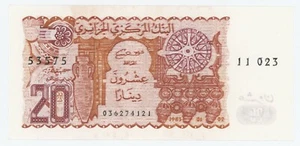 Algeria 20 Dinars 20-1-1983 Pick 133.a UNC Uncirculated Banknote - Imagen 1 de 2
