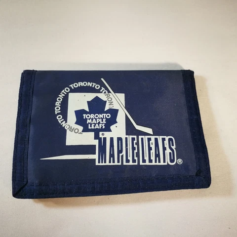 Trifold Toronto Maple Leafs NHL blue wallet with coin pocket Cover
