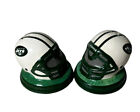 New York Jets Ceramic Salt And Pepper Shakers Mini Helmets