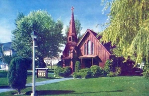 Cartolina Las Vegas Nevada Little Church of the West Hotel Last Frontier - Foto 1 di 2