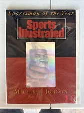Michael Jordan Sports Illustrated SI Sportsman of the Year 1991  Hologram New