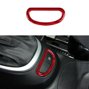 Central Console ASR Button Frame Carbon Fiber Trim Sticker For Fiat 500L 2014-17 - Bild 1 von 12