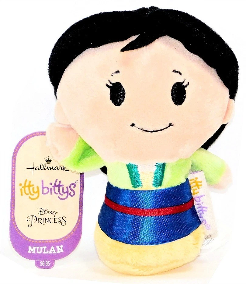 Hallmark Itty Bitty Bittys Mulan Plush Mini Doll Disney 2nd in Series 2018