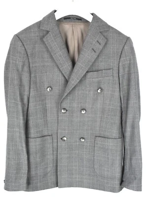 Blazer TIGER OF SWEDEN Irwan Hombre (UE) 50 Lana Cuadros Doble Pecho Foto 1 de 4