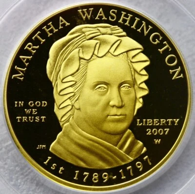 2007-W $10 Gold Martha Washington Coin, PCGS PR-69 DCAM, First Spouse - Image 1 of 4