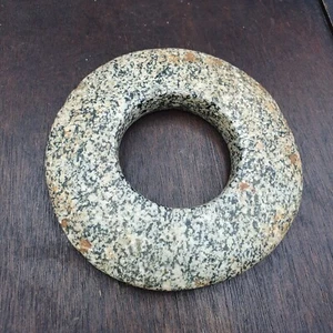 Exquisito jaspe antiguo auténtico jaspe antiguo en forma de rosquilla anterior800-1000 años - Imagen 1 de 9