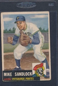 Mike Sandlock Pirates 1953 Topps #247 en muy buen estado *2600 - Imagen 1 de 1