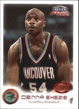 1999-00 (GRIZZLIES) Fleer Focus #134A Obinna Ekezie SP/999