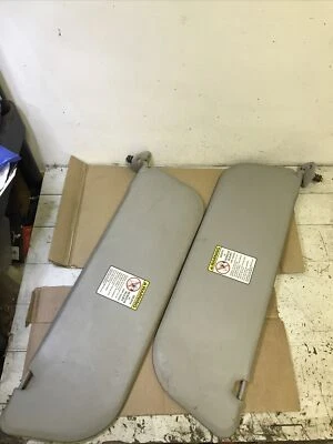 Ford Econoline sunvisors sun visors 92-14 OEM GRAY E150 E250 E350 RH LH PAIR set - Изображение 1 из 4
