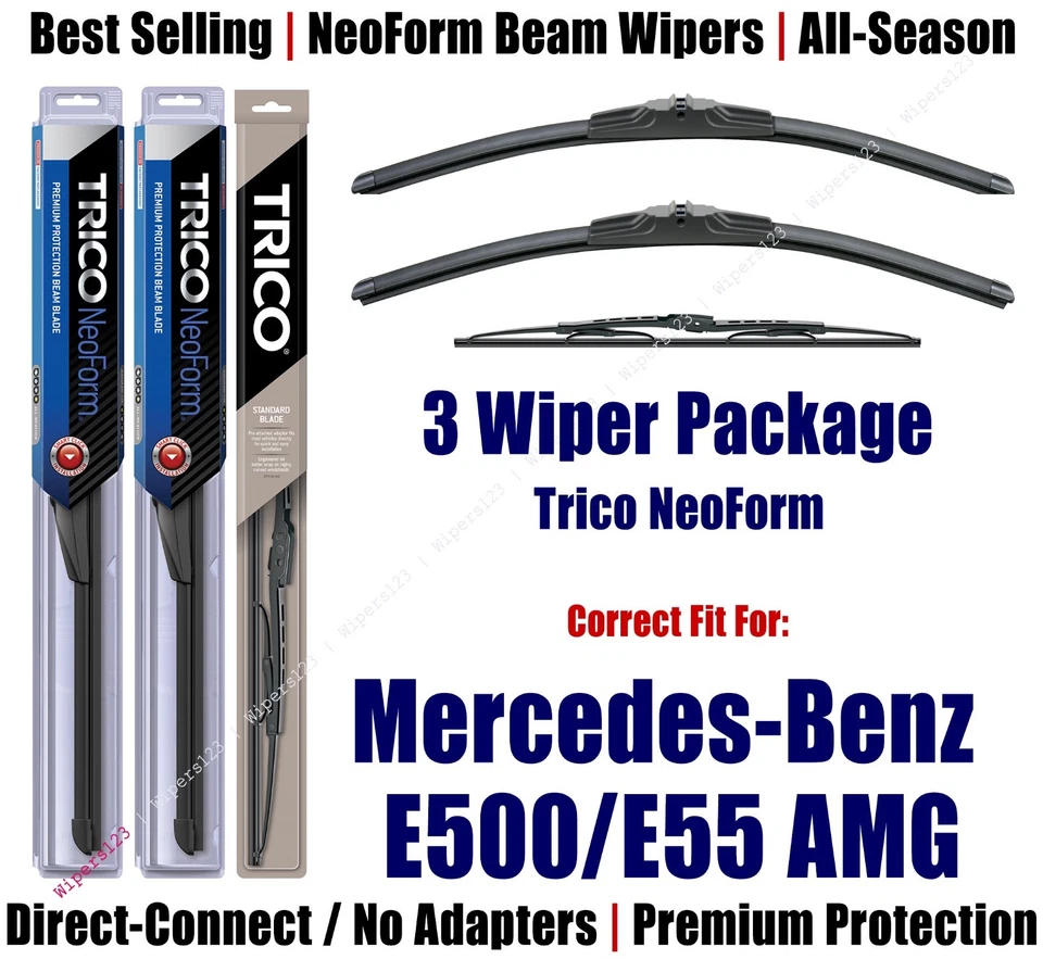Стеклоочистители передние/задние NeoForm 2003-06 Mercedes-Benz E500/E55 AMG 162612x2/30170 упаковка 3 шт. - Изображение 1 из 1