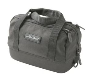 Garmin Deluxe GPS Carrying Case Black Canvas Bag 101-10231-01 Protective Storage - Picture 1 of 6