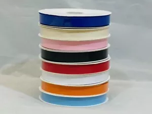 2 metres or Full Roll 25 metre Herringbone Ribbon Cotton 15mm 25mm 38mm Twill UK - Picture 1 of 11