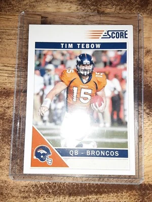 Tim Tebow 2011 Score 2nd Yr. Card!! Denver Broncos *J-Ville Jaguars?* - Image 1 of 2