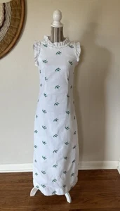 Maxi abito donna vintage anni 60 Jamison drago ricamato S/M - Foto 1 di 10
