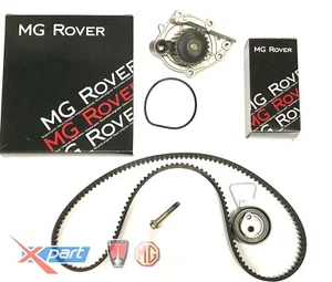 MGTF / MGF CAMBELT / TIMING BELT KIT AUTO TENSIONER INC WATER PUMP GENUINE MG - Picture 1 of 4