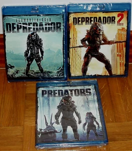 Depredador 1-2 Predators 3 Trilogia Blu-Ray Nuevo Sellado Ciencia Ficcion A-B-C - Imagen 1 de 2