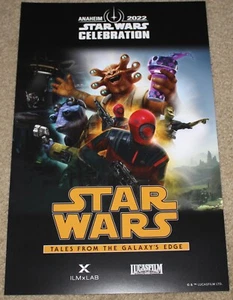 STAR WARS CELEBRATION 2022 EXKLUSIVE GESCHICHTEN AUS DEM EDGE POSTER DER GALAXY - Bild 1 von 1