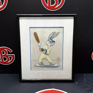 Framed "Baseball Bugs" Limited Edition Warner Bros 1992 McKimson Sericel - Picture 1 of 3