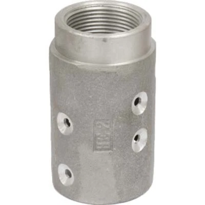 REPLACES CLEMCO CHE-2 ALUMINUM SANDBLAST NOZZLE HOLDER FOR 1" ID HOSE HE-2-AL