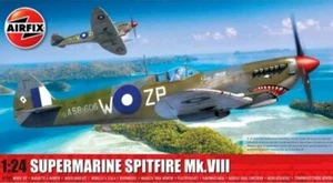 New Release Airfix 1:24th Scale Supermarine Spitfire Mk.VIII Model Kit. - Picture 1 of 3