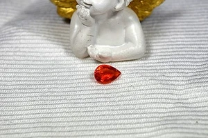 Ópalo de fuego 1,21ct. Collar colgante de cadena de ópalo México piedra curativa joyería piedra curativa - Imagen 1 de 2