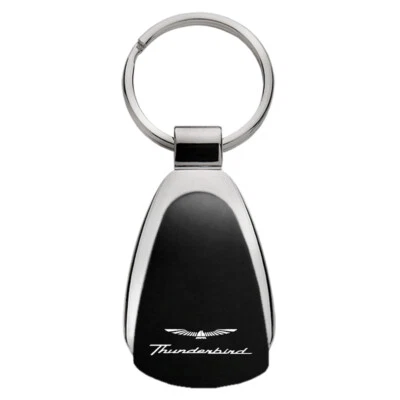 Ford Thunderbird Tear Drop Key Ring (Black) - Image 1 of 3