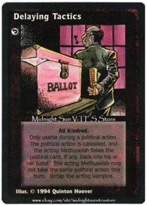 Delaying Tactics Jyhad V:TES VTES Vampire CCG - Picture 1 of 1